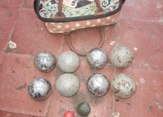Boules pétanque  française 