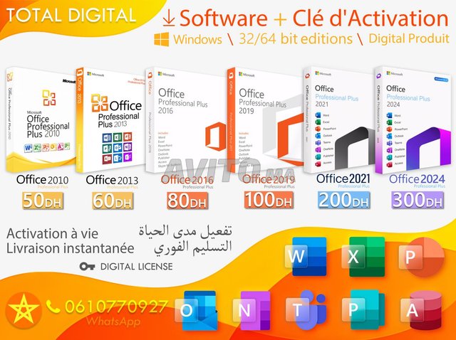 Office Professional Plus Activation a vie 2024