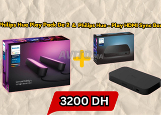Philips Hue Sync Box & Lumières Hue Play 2 unités