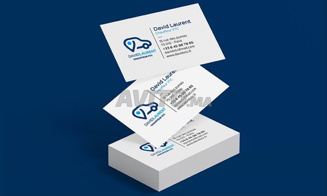  Create des cart visit el les flayer