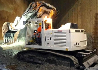 La excavadora de túneles TE210 (modelo 2014)