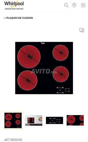 Plaque whirlpool AKT 8090/NE