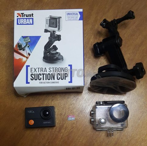 camera 4k wifi / support / 32gb sandisk apeman a77