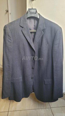 Veste bleu rayé Adolfo Dominguez