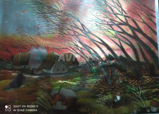 لوحة فنية موقعة للرسام لجوبا 