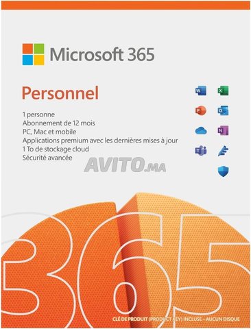 vends logiciel Microsoft office 365 neuf