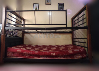 2 Matelat avec lit superposé 