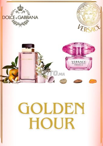 pack parfums D&G et Versace pour femmes importé 