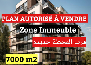 Plan autorisé pour Immeuble 7000m2 Bien Placé