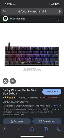 Clavier Ducky Channel Mecha Mini