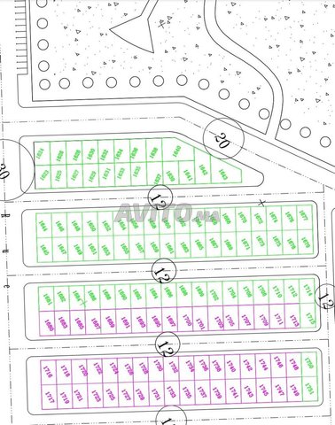 num 1670 lot 90m2 en face du parc levallon