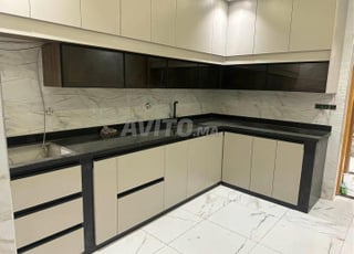 cuisine en bois trop stylé