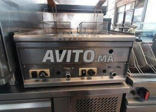 friteuse posable double gaz 
