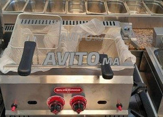 friteuse posable double gaz 