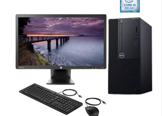 DELL optiplex MT core i5 8th ecran 23 pouces