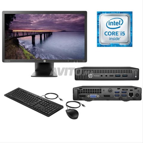 HP PRODESK 600 mini core i5 6ème écran 23 pouces
