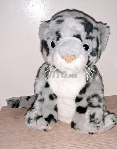nounours Léopard gris