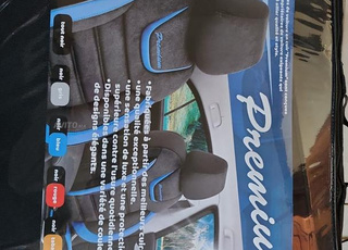 Housse voiture noir et rouge neuve pour citadine 