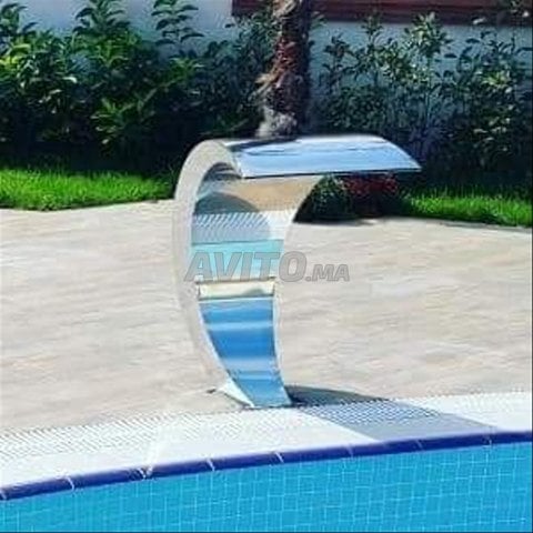 Cascade d’eau en inox