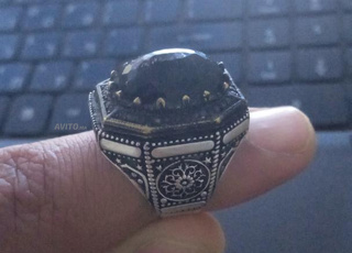 خاتم نقرة 925