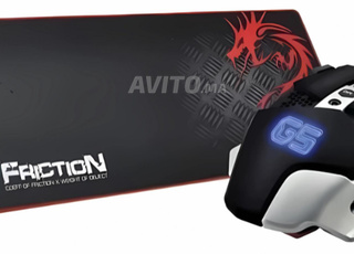 Pack Gaming Dragon War Souris Warlord & Tapis Spee