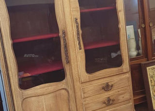 vitrine rn bois chêne 