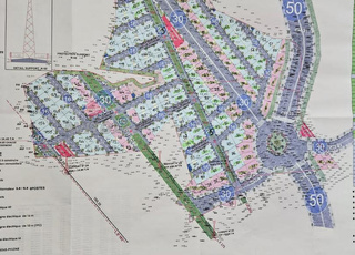 Terrain 2 façades R 4 lotis 12000dh
