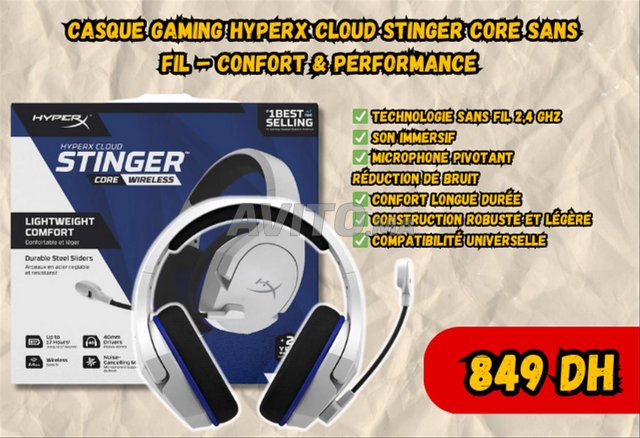 Casque Gaming HyperX Cloud Stinger Core Sans Fil