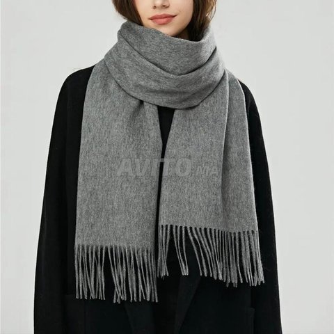Écharpe d'hiver chaude 100 pour 100 laine femme