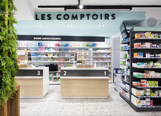 rayonnage para pharmacie et cosmétique khadija b