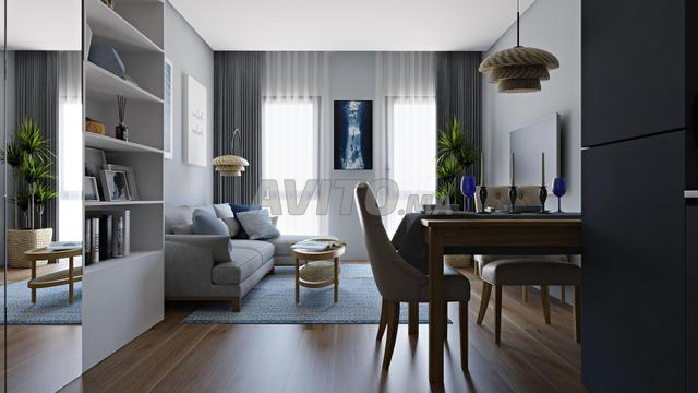 شقة بمساحة 75 متر مربع