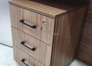 Caisson 3 Tiroirs avec Clé