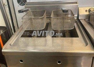 friteuse posable double gaz 