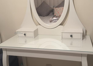 HEMNES Coiffeuse avec miroir