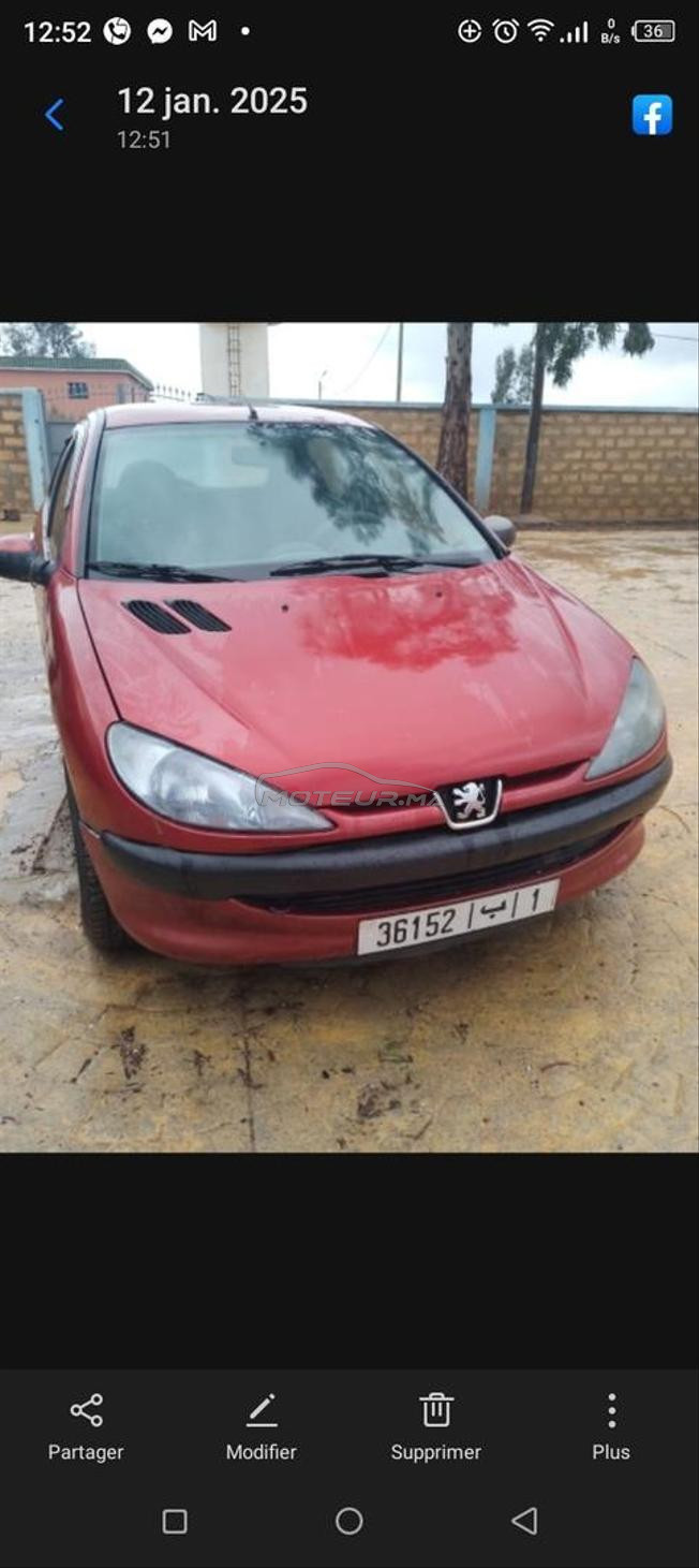 Peugeot 206 Essence Manuelle 1999 à Khemisset