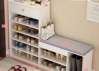 Meuble à Chaussures Multi-Fonctions