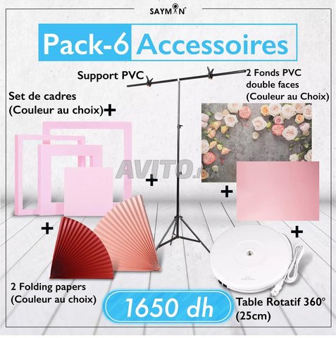 Accessoires pour Shooting des Produits