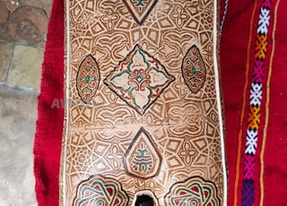 tabouret tradionnel pouf