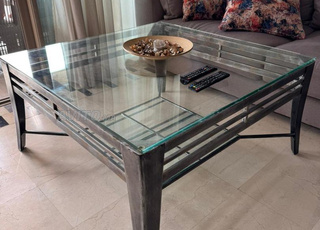 Table basse en fer