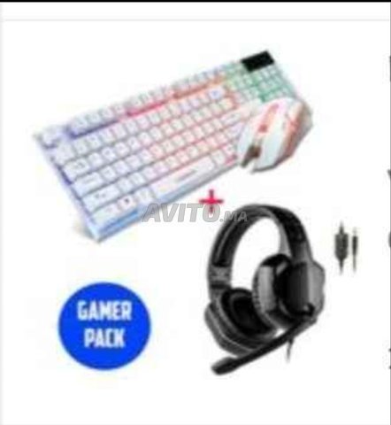 pack clavier souris casque RGB tapis Gamer GrandXL