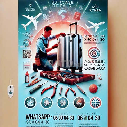 réparation des valises 