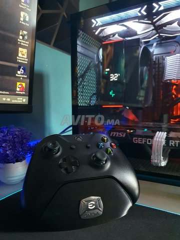 Manette xbox one avec support 