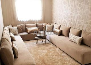 canapé d'angle beige