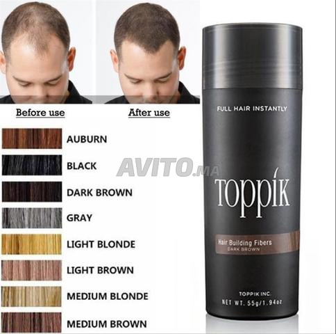 Pour combler les trous de cheveux TOPPIK MADE USA