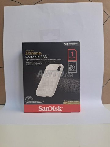 SanDisk Extreme Disque Dur SSD Externe 1 To Blanc 