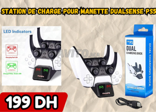 Station de Chargement Compatible DualSense PS5