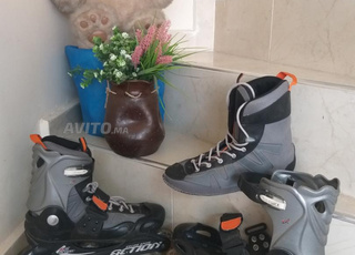 زوج من البكرات بحالة جيدة