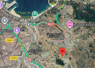 Terrain 100 métre R/2 Retrait lotis vue space vert 