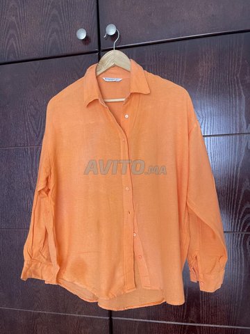 chemise orange 