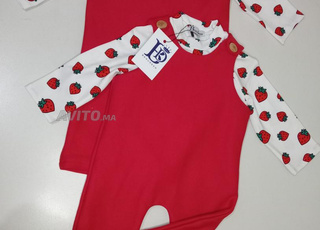 salopette rouge 🍓🍓